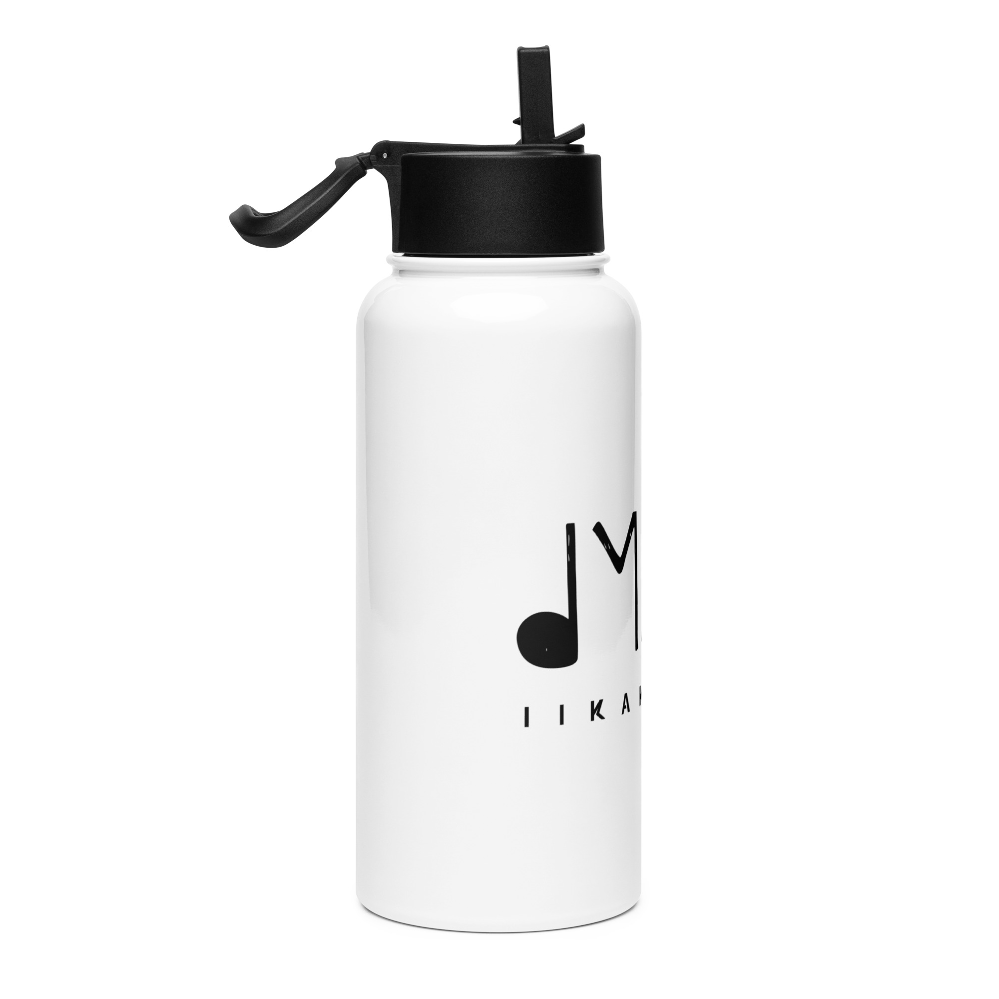 Iikakimaat Stainless steel water bottle with a straw lid - Image 4